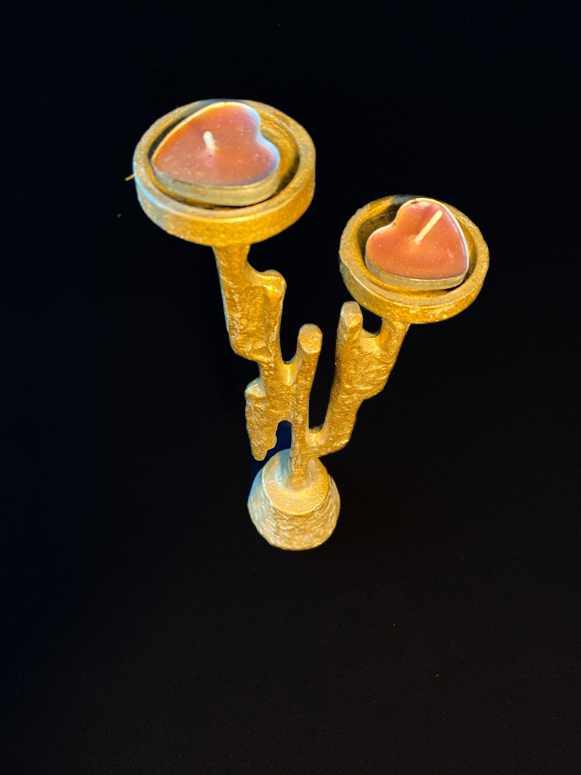 pirinç İkili Şamdan pirinç İkili Şamdan